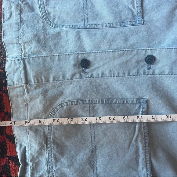 Madewell Chambray Denim Chore Coat L - Picture 5 of 5